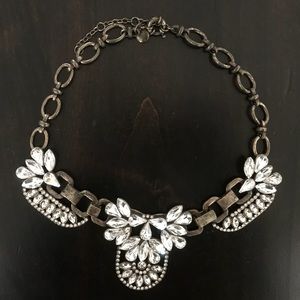 ❌SOLD❌J.Crew Crystal Gold Encrusted Necklace